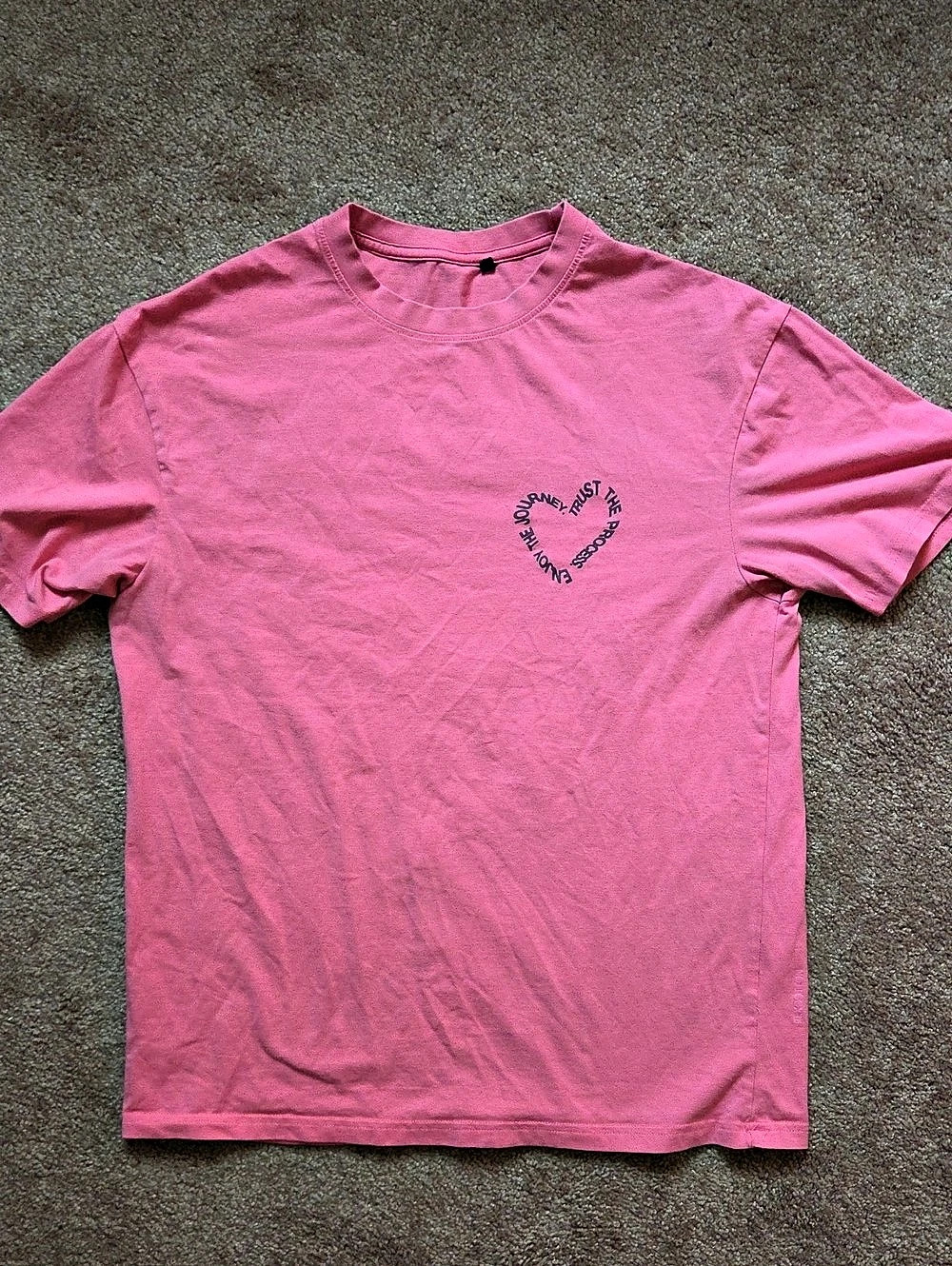 LSKD VS1 Enjoy The Journey FLXCotton Oversize Tee Oversize Tee Pink